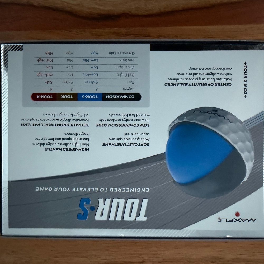 Maxfli Tour-S Golf Balls